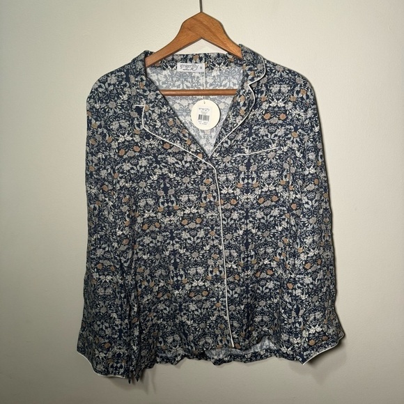NWT GINGERLILY PJ TOP  DITSY FLORAL M - Picture 4 of 7